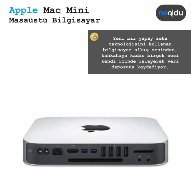 Apple Mac Mini yapay zeka