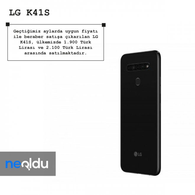 LG K41S fiyat