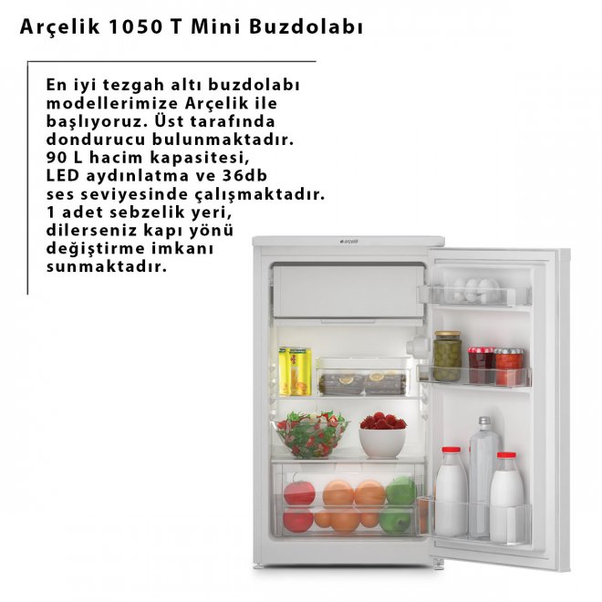 Arçelik 1050 T Mini Buzdolabı