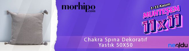 Chakra Spına Dekoratıf Yastık 50X50