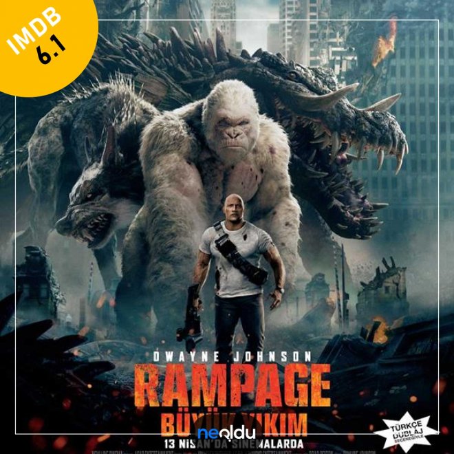 Rampage: Büyük Yıkım (2018) – IMDb: 6.1