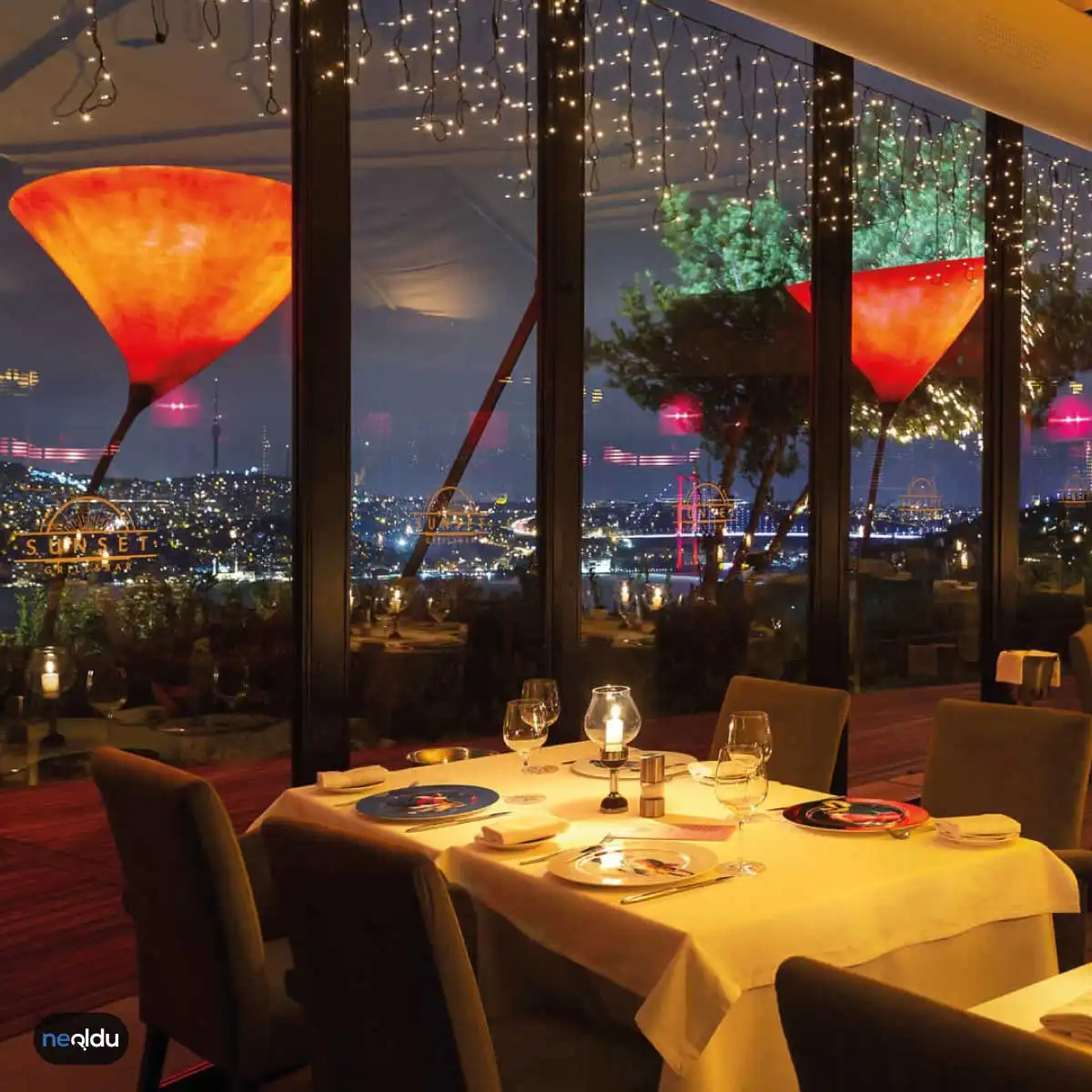 İstanbul'da Romantik Akşam Yemeği Mekanları