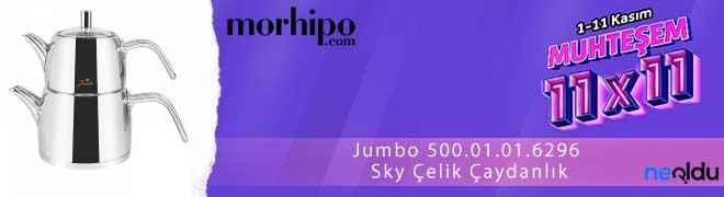 Jumbo 500.01.01.6296 Sky Çelik Çaydanlık