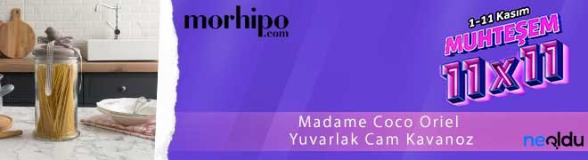 Madame Coco Oriel Yuvarlak Cam Kavanoz