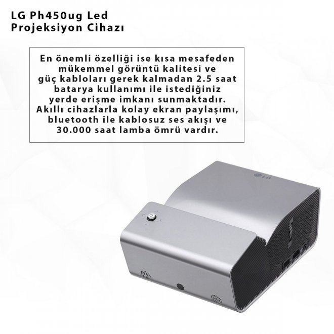 LG Ph450ug Led Projeksiyon Cihazı