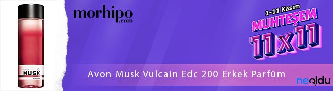Avon Musk Vulcain Edc 200 Erkek Parfüm
