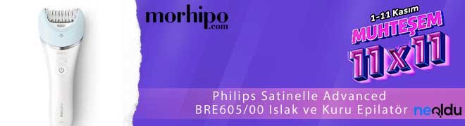 Philips Satinelle Advanced BRE605/00 Islak ve Kuru Epilatör