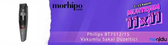 Philips BT7512/15 Vakumlu Sakal Düzeltici