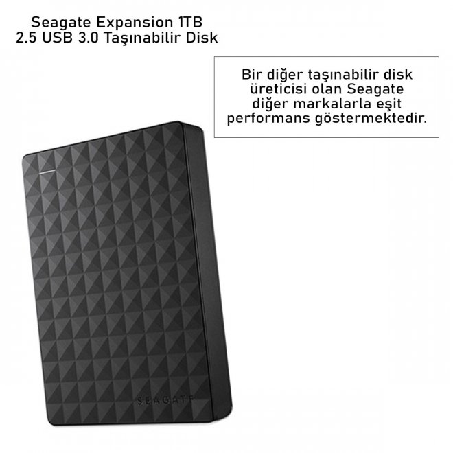 Seagate Expansion 1TB 2.5 USB 3.0 Taşınabilir Disk