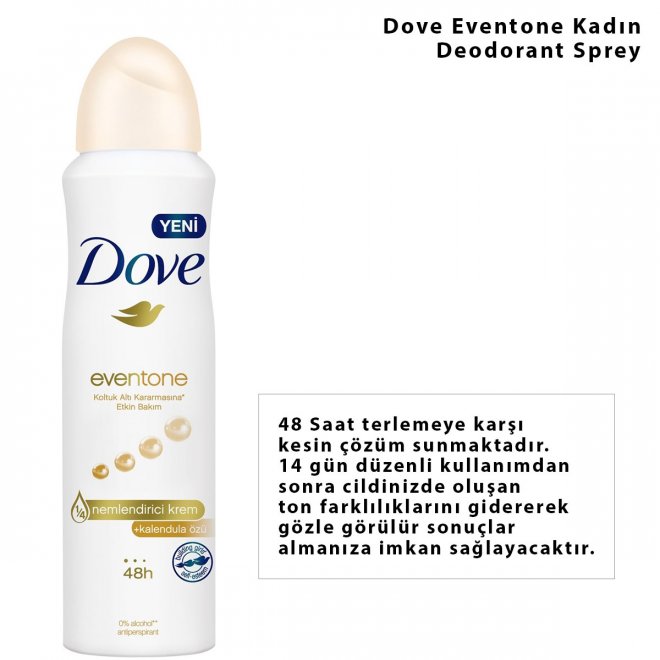 Dove Eventone Kadın Deodorant Sprey