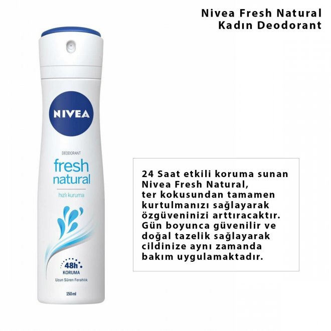 Nivea Fresh Natural Kadın Deodorant