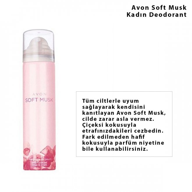 Avon Soft Musk Kadın Deodorant