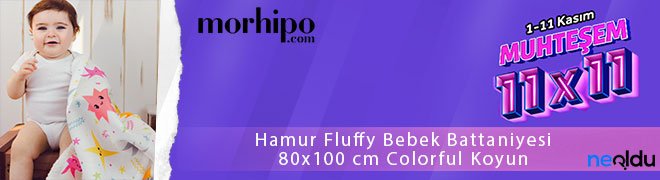 Hamur Fluffy Bebek Battaniyesi 80x100 cm Colorful Koyun