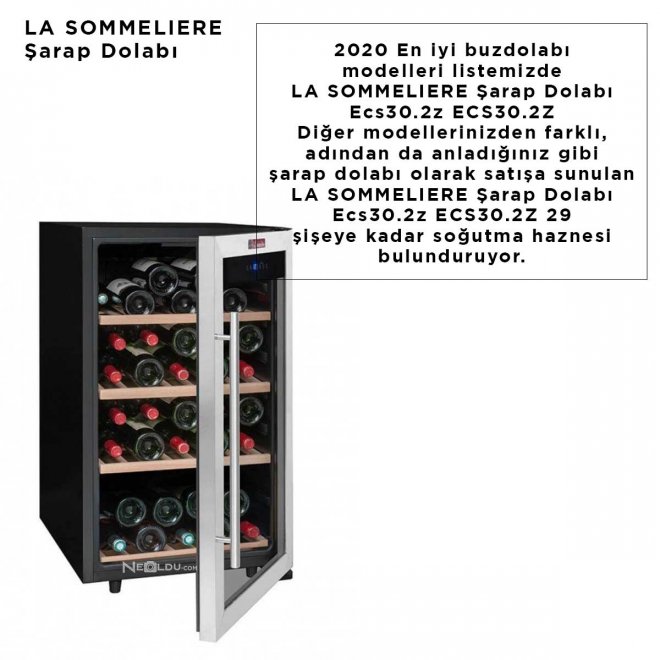  LA SOMMELIERE Şarap Dolabı Ecs30.2z ECS30.2Z