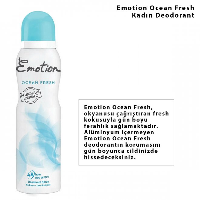 Emotion Ocean Fresh Kadın Deodorant