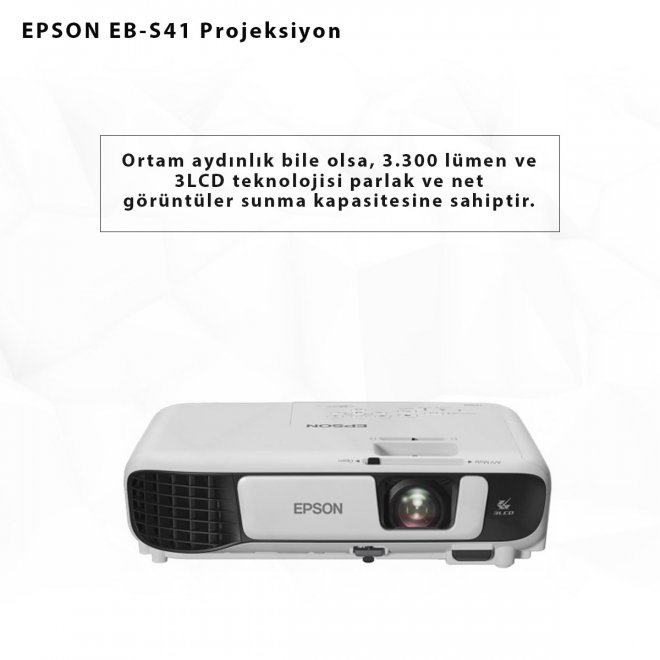 EPSON EB-S41 Projeksiyon