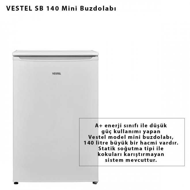 VESTEL SB 140 Mini Buzdolabı