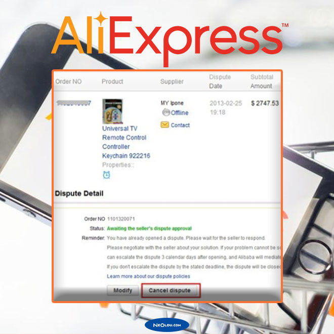 Aliexpress Anlaşmazlık Nasıl Kapatılır