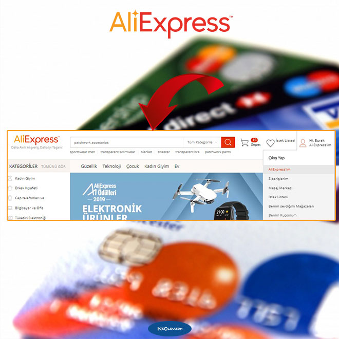 Aliexpress Kredi Kartı Silme