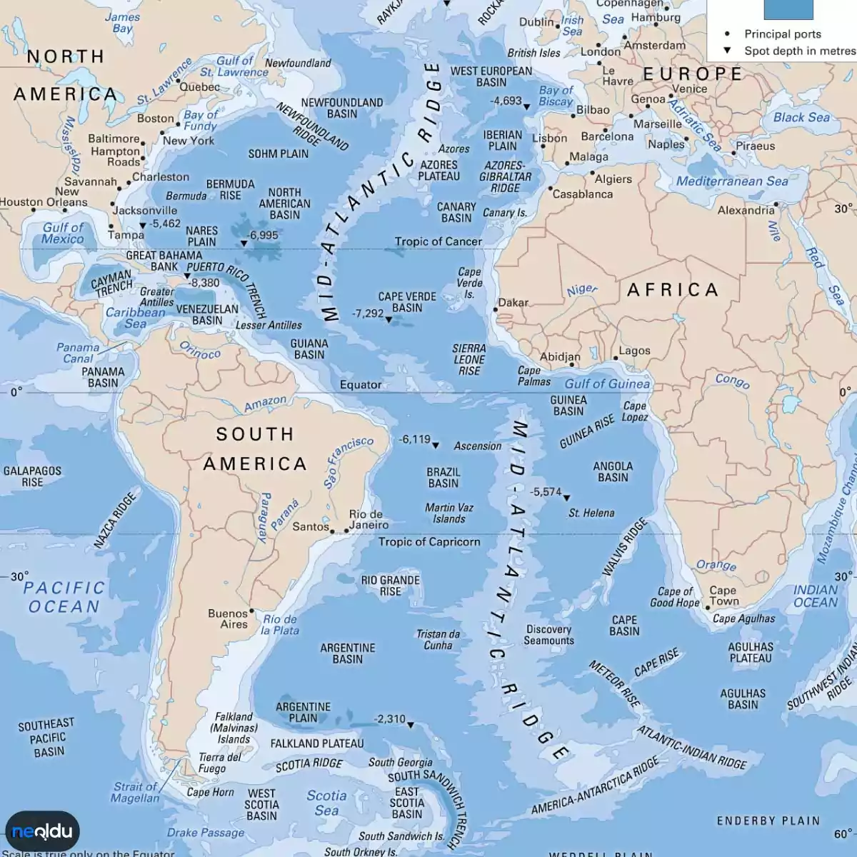 Atlas-Atlantik Okyanusu Hakkında Bilgi