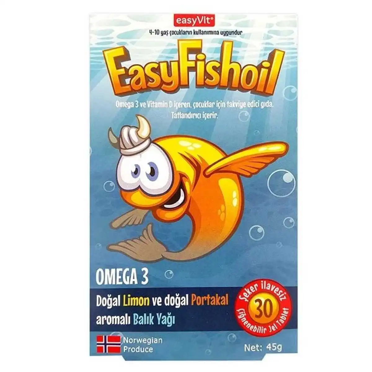 B12 Vitamin Easy Fishoil Çocuk Portakal Aromalı