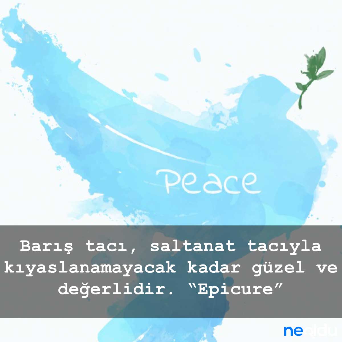 Barış ile ilgili sözler