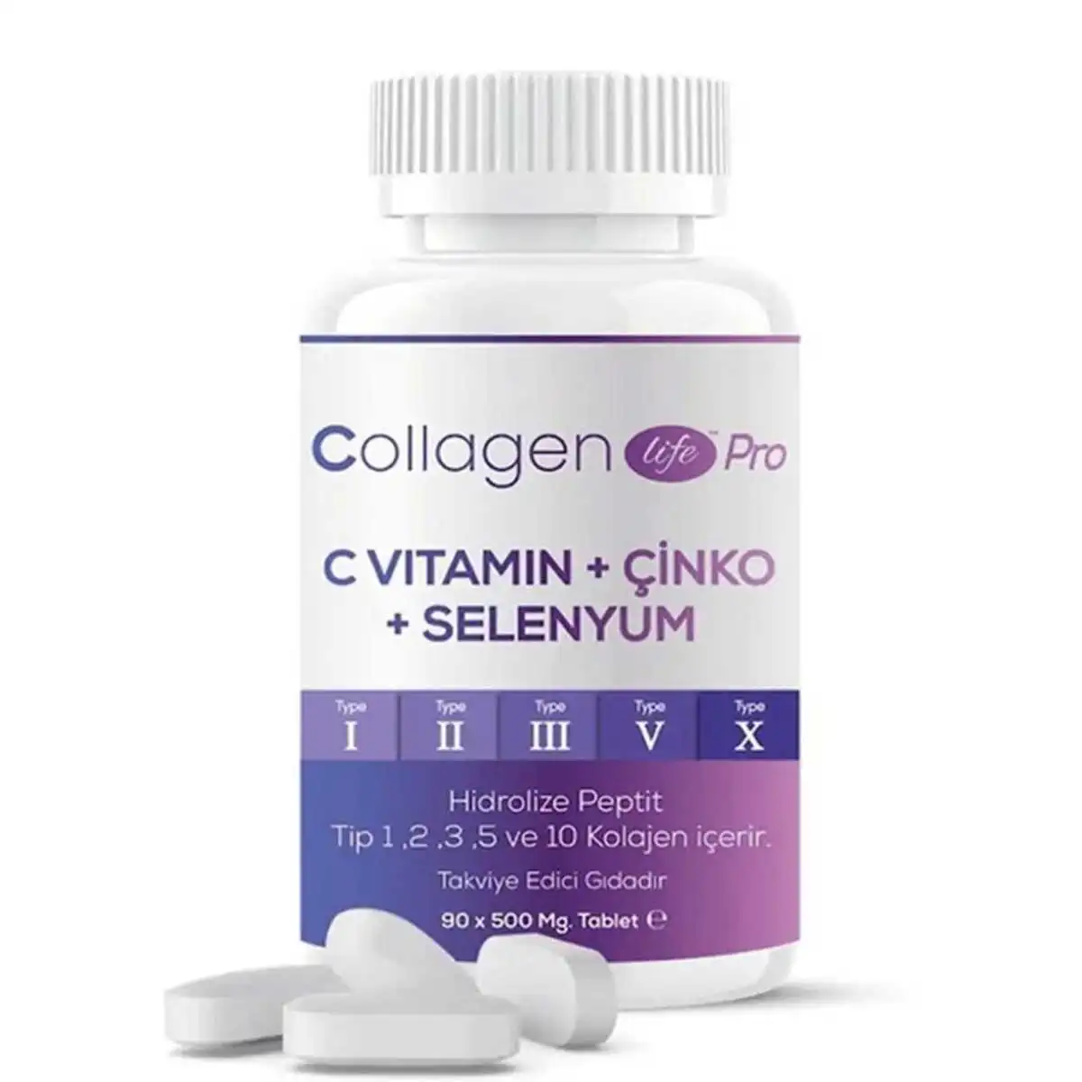 Vücudumuzun İhtiyacı En İyi Selenyum Takviyeleri Collogen Life 5 Tip Kolojen, C Vitamini, Çinko ve Selenyum Takviyesi 