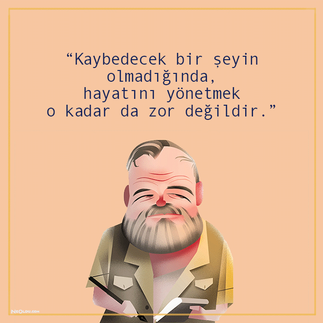 Ernest Hemingway sözleri