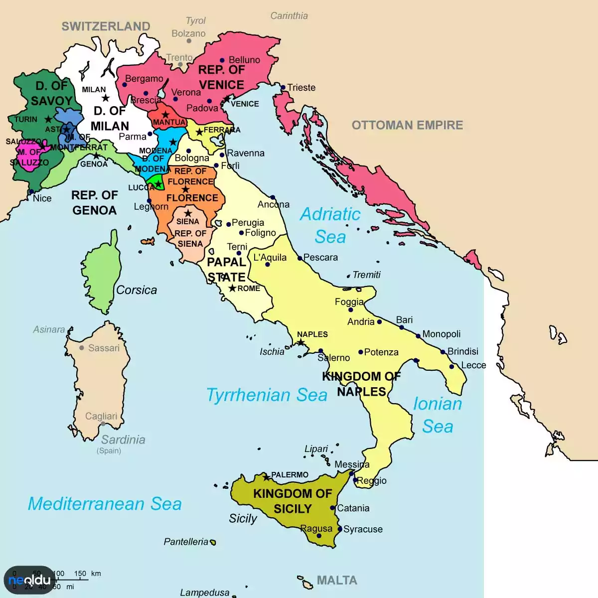 İtalya hakkında bilgiler