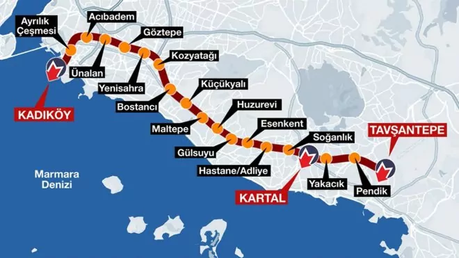 Kadıköy Metro Saatleri ve Durakları
