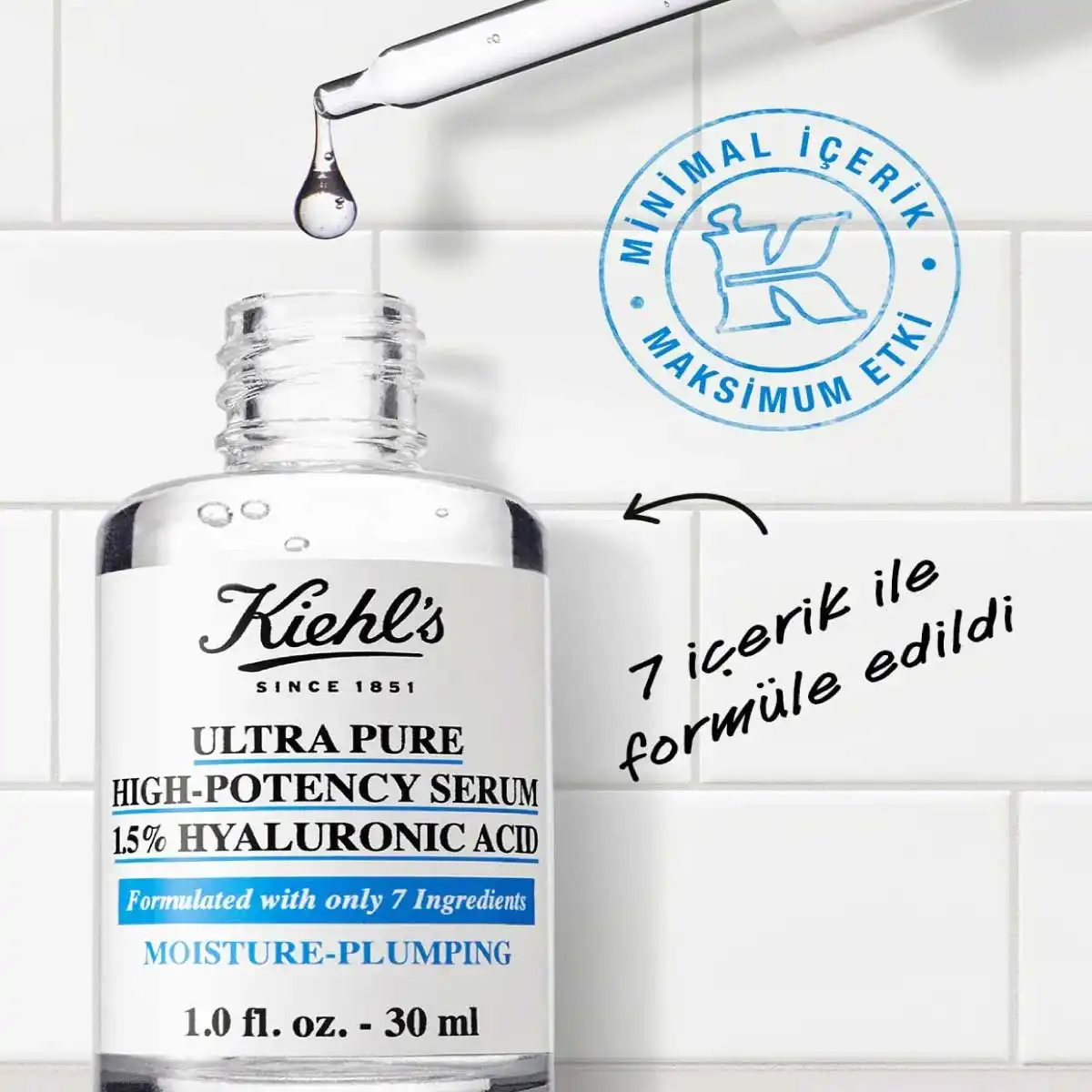 En İyi Hyalüronik Asit Serumu Tavsiyeleri Kiehl's Ultra Pure High-Potency Hyalüronik Asit Serumu