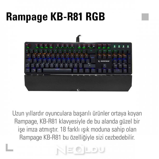 Rampage KB-R81 RGB