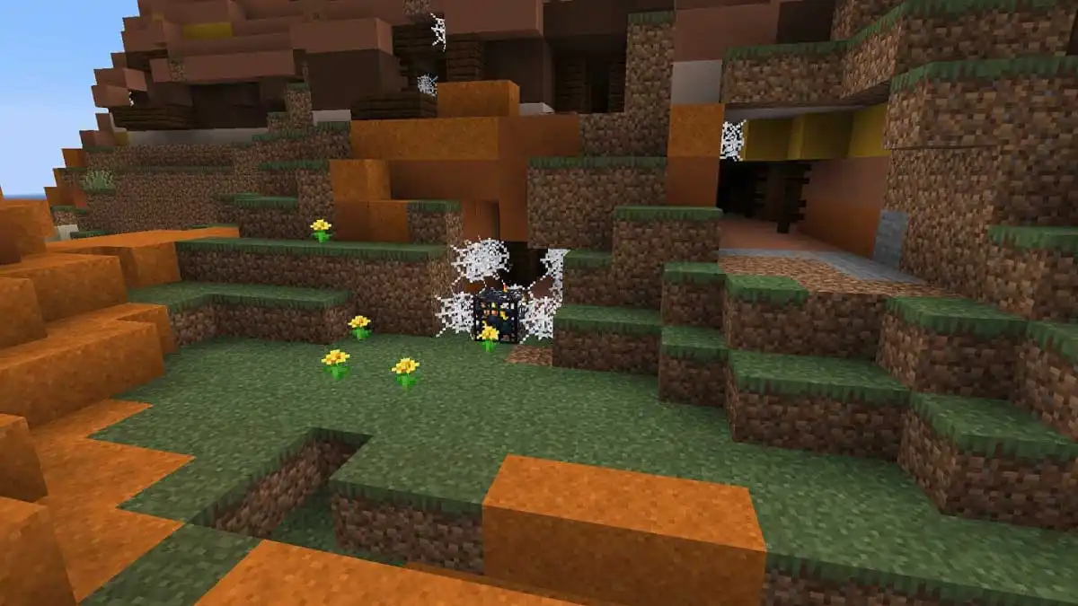 Minecraft En İyi Seedler Mağara Örümceği ve Mesa