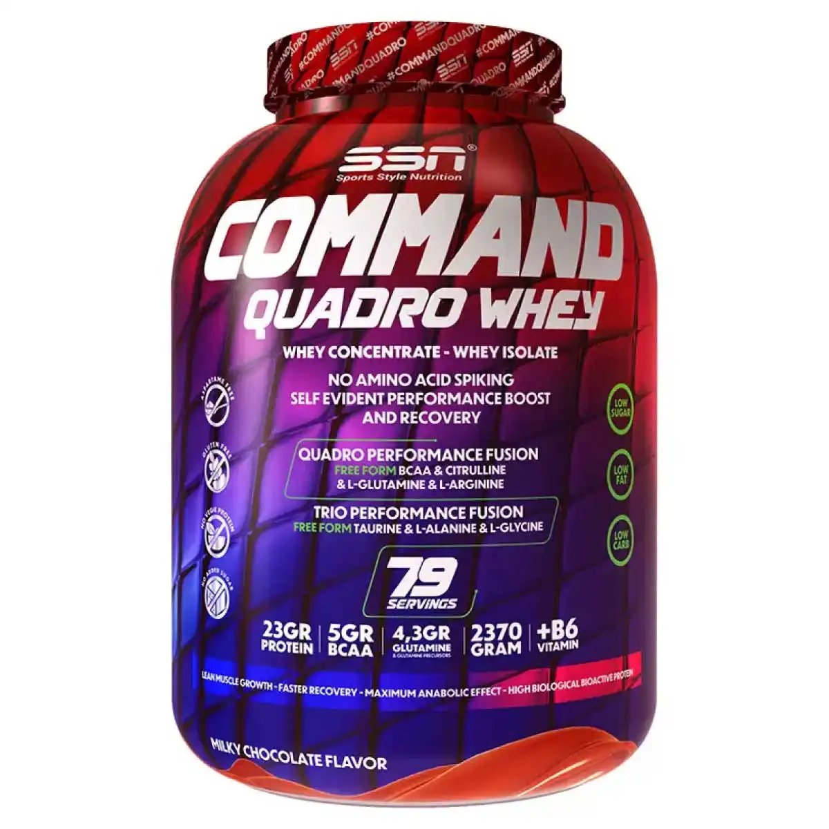 Protein Tozu Ssn Sports Style Nutrition Command Quadro Whey