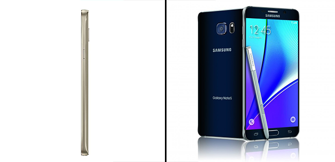 Samsung Galaxy Note 5 Tasarım Özellikleri