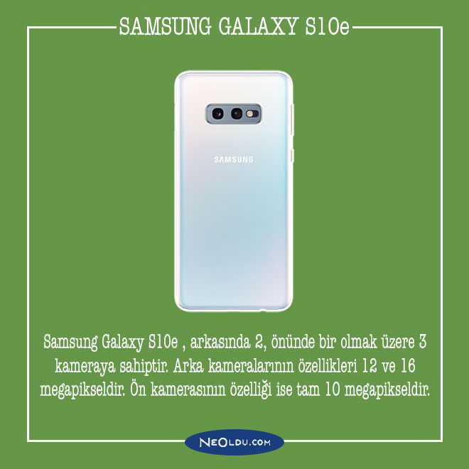 Samsung Galaxy S10e hakkında bilgi