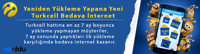 Turkcell Bedava İnternet