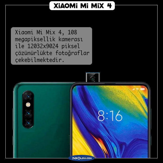 Xiaomi Mi Mix 4 Özellikleri