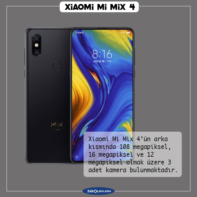 Xiaomi Mi Mix 4 Özellikleri